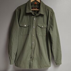 Realtree Men's XL Olive Green Shirt Jacket